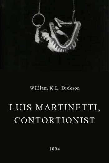 Poster de Curta Luis Martinetti, Contortionist (1894)