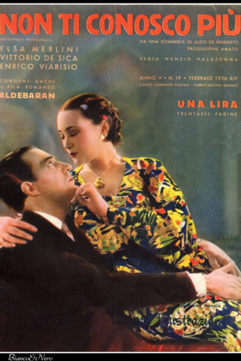 Poster de Filme Não te Conheço Mais (1936)