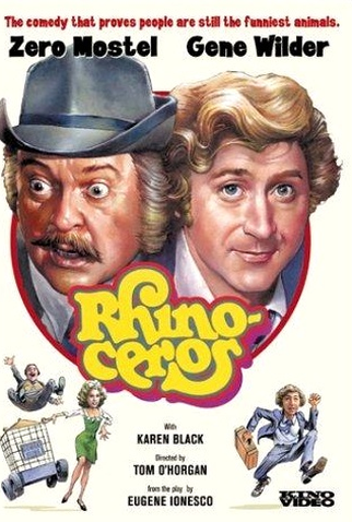 Poster 2 de Filme Os Rinocerontes (1974)