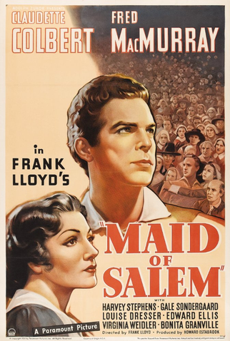 Poster 2 de Filme A Donzela de Salem (1937)