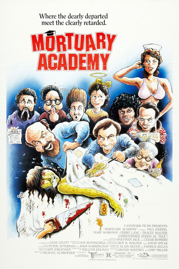 Poster de Filme Loucademia Funerária (1988)