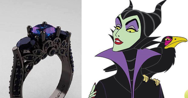 Coleção de anéis inspirados em personagens da Disney