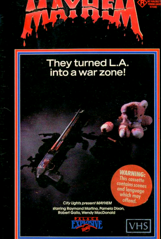 Poster 2 de Filme Mayhem (1986)