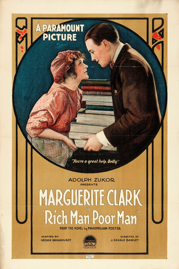 Poster de Filme Rich Man, Poor Man (1918)