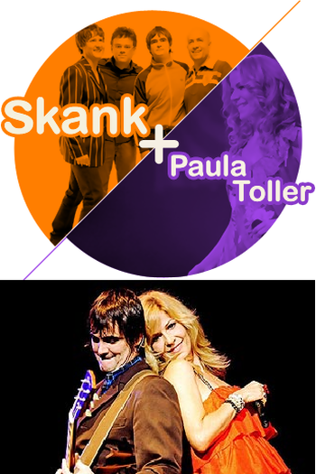 Poster de TV Skank e Paula Toller (2009)