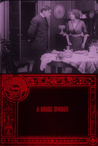 Poster 2 de Curta Uma Casa Dividida (1913)