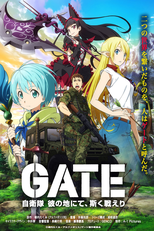 Gate: Jieitai Kanochi nite, Kaku Tatakaeri (1ª Temporada - Parte 1) (ゲート自衛隊　彼の地にて、斯く戦えり)