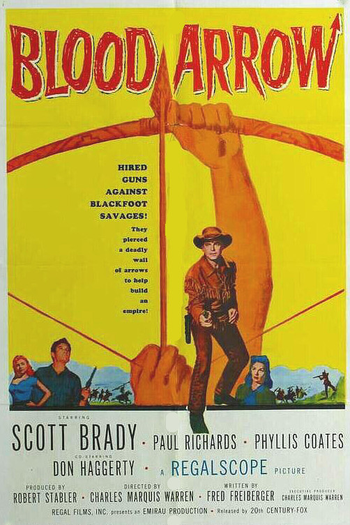 Poster de Filme Flechas de Sangue (1958)