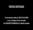 Fiestas Cristianas/Fiestas Profanas
