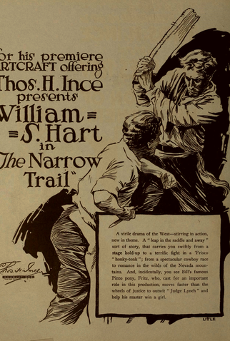 Poster 1 de Filme The Narrow Trail (1917)
