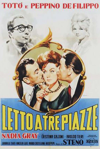 Poster 1 de Filme Cama para Três (1960)