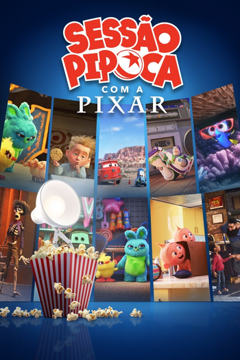 Poster de Franquia Pixar Popcorn (2021)
