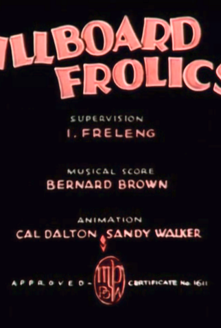 Poster 1 de Curta Brincando com os Cartazes (1935)