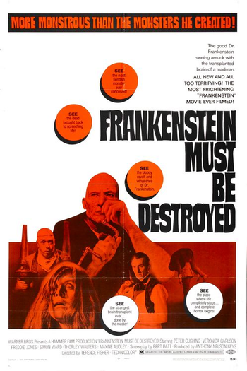  de Filme Frankenstein Tem Que Ser Destruído  (1969)