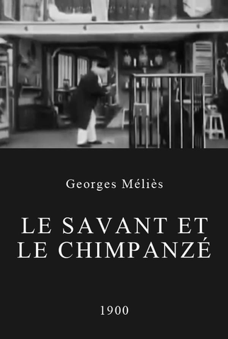 Poster 1 de Curta Le Savant et le chimpanzé (1900)