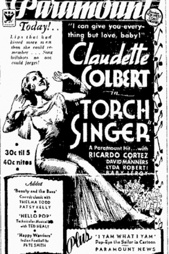  de Filme Torch Singer (1933)