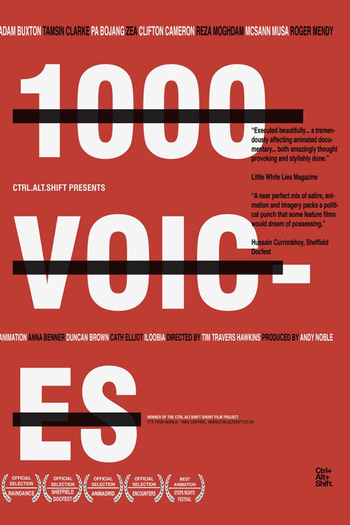 Poster de Curta 1000 Voices (2009)