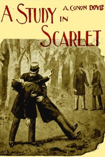 Poster de Curta A Study in Scarlet (1914)