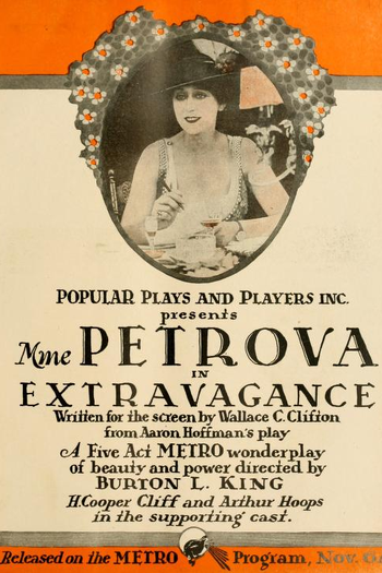 Poster de Filme Extravagance (1916)