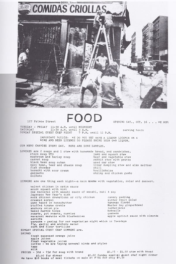 Poster de Curta Food (1972)