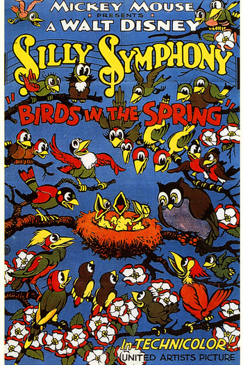 Poster de Curta Birds in the Spring (1933)