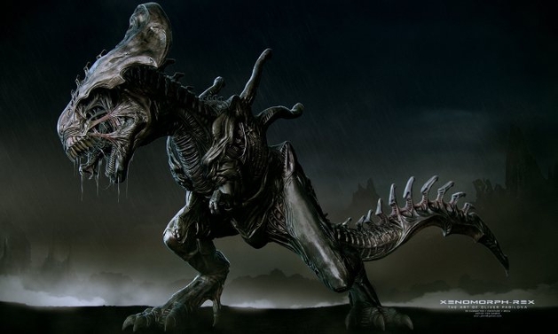 Jurassic World: e se fosse um T-Rex Xenomorfo no lugar do Indominus Rex?
