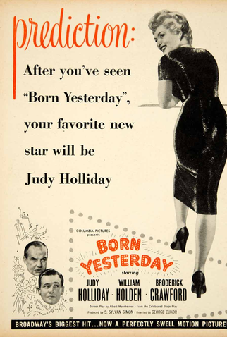 Poster 5 de Filme Nascida Ontem (1950)