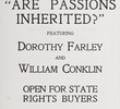 Inherited Passions