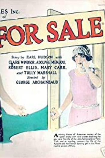 Poster de Filme À Venda (1924)