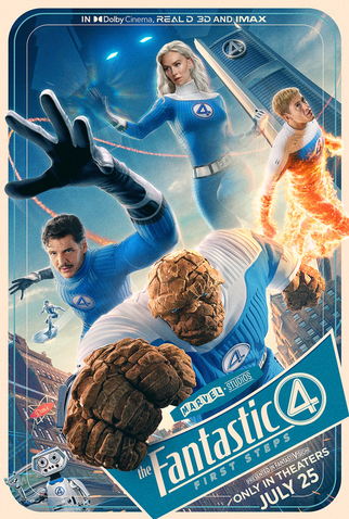 Poster 1 de Filme Quarteto Fantástico: Primeiros Passos (2025)