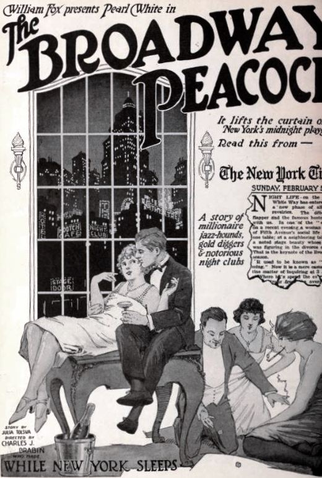 Poster 1 de Filme The Broadway Peacock (1922)