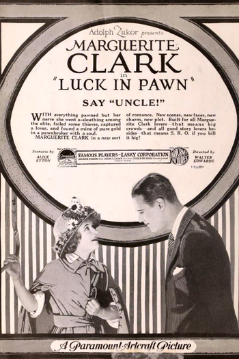 Poster de Filme Luck in Pawn (1919)