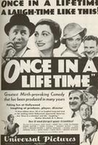 Poster 1 de Filme Once in a Lifetime (1932)