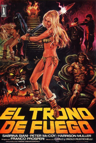 Poster 1 de Filme O Trono de Chamas (1983)