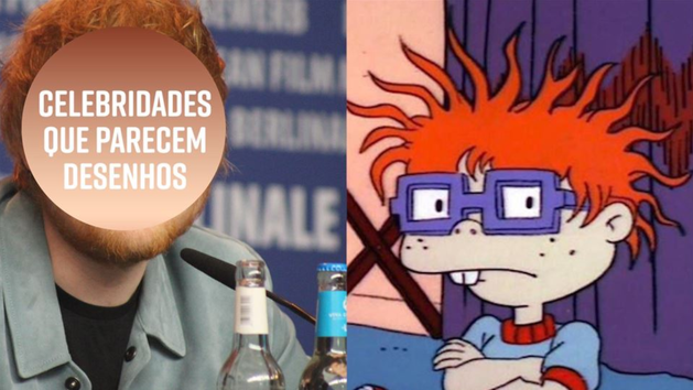 Essas celebridades se parecem com desenhos animados