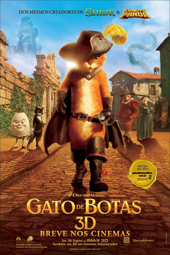 de Filme Gato de Botas (2011)