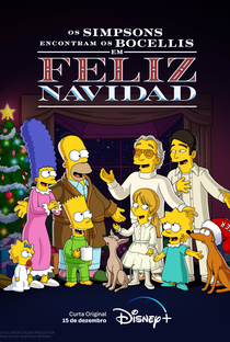 Os Simpsons Encontram os Bocellis em Feliz Navidad - Poster / Capa / Cartaz - Oficial 1