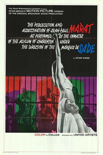  de Filme A Perseguição e o Assassinato de Jean-Paul Marat Desempenhados Pelos Loucos do Asilo de Charenton Sob a Direção do Marquês de Sade (1967)