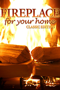 Fireplace 4K: Crackling Birchwood from Fireplace for Your Home - Poster / Capa / Cartaz - Oficial 1