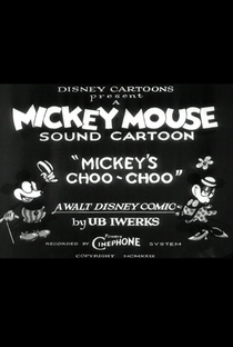 Mickey's Choo-Choo - Poster / Capa / Cartaz - Oficial 1