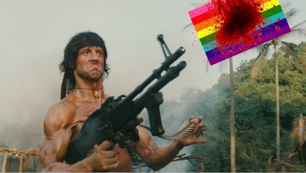 Sylvester Stallone contra a lacrate!