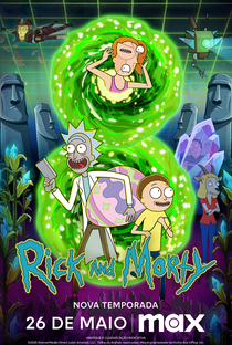 Rick and Morty (8ª Temporada) - Poster / Capa / Cartaz - Oficial 1