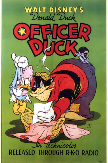Poster de Curta Comandante Pato (1939)