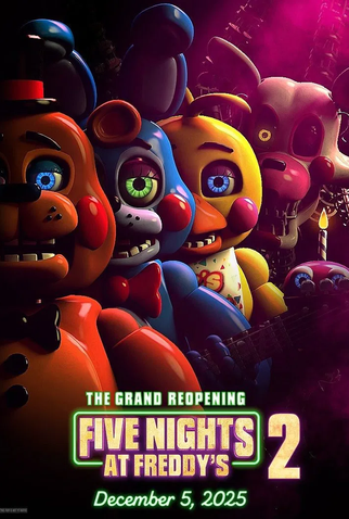 Poster 3 de Filme Five Nights at Freddy's 2 (2025)