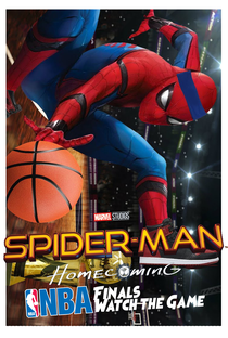 Homem-Aranha: De Volta ao Lar - Finais da NBA - Poster / Capa / Cartaz - Oficial 1
