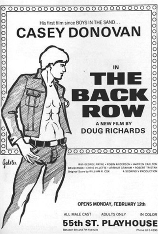 Poster 1 de Filme The Back Row (1972)