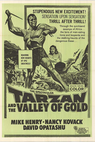 Poster 3 de Filme Tarzan e o Vale do Ouro (1966)