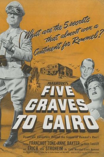  de Filme Cinco Covas no Egito (1943)