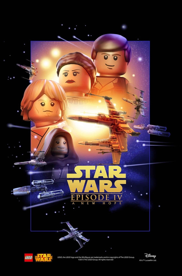 Star Wars: versões LEGO de todos os pôsteres da saga