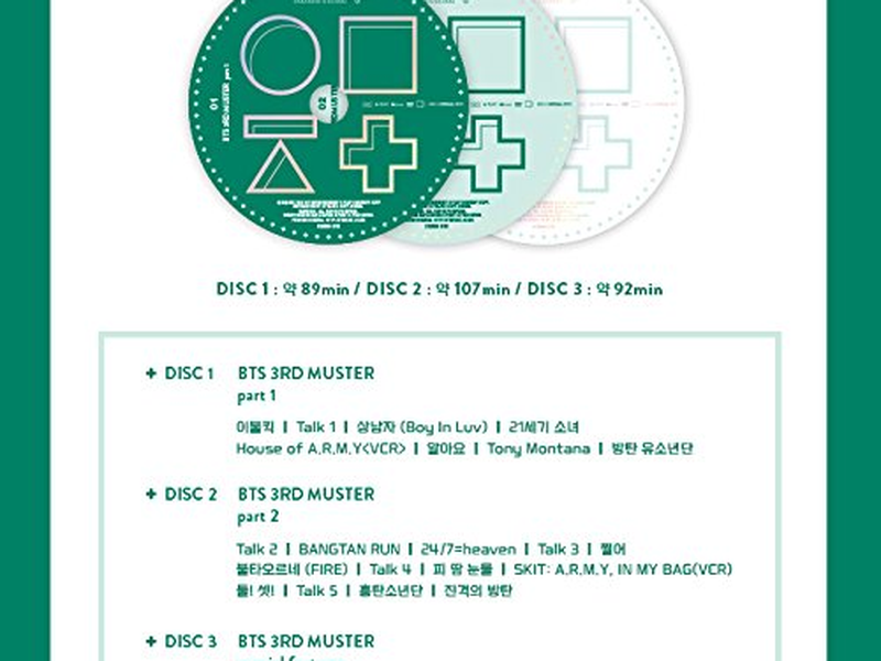 Foto 1 de BTS 3rd Muster